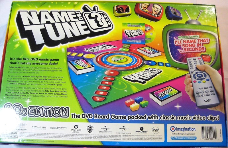 Imagination Name That Tune DVD Board Game - 80s Edition by - Image 2